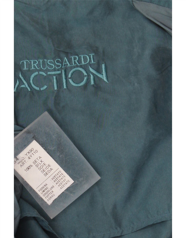 TRUSSARDI muška jakna sa 2 gumba IT 54 2XL plava svila
