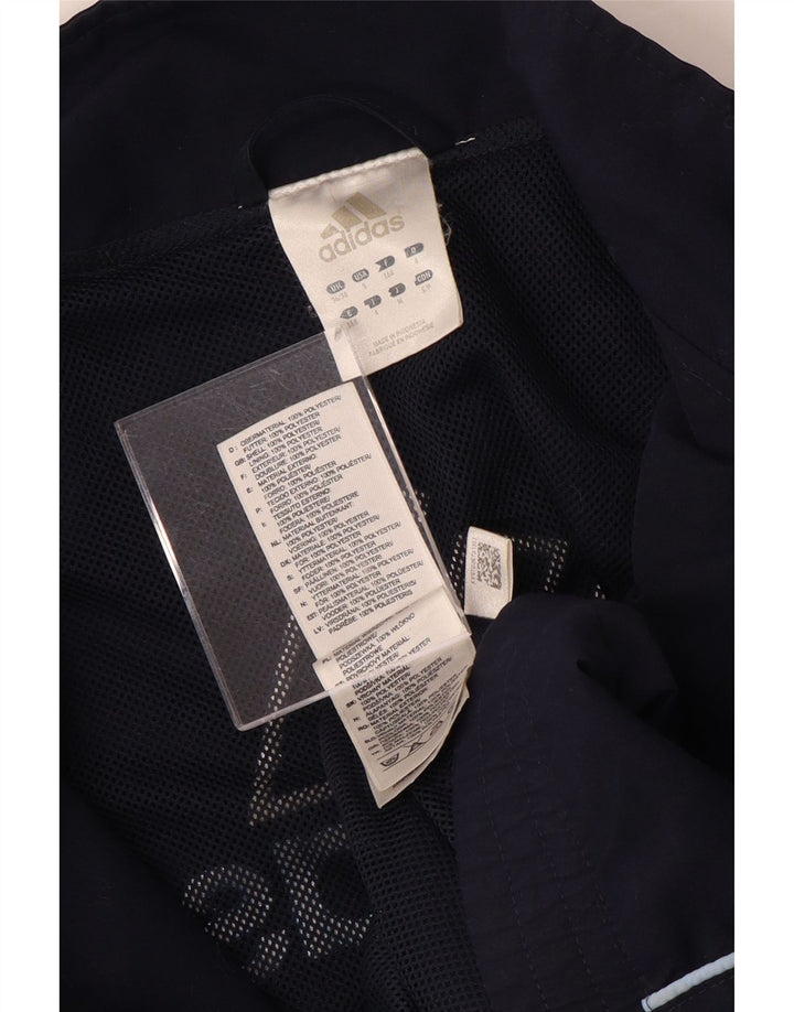 ADIDAS muška trenirka s grafičkim motivima, gornja jakna UK 36/38, mala tamnoplava