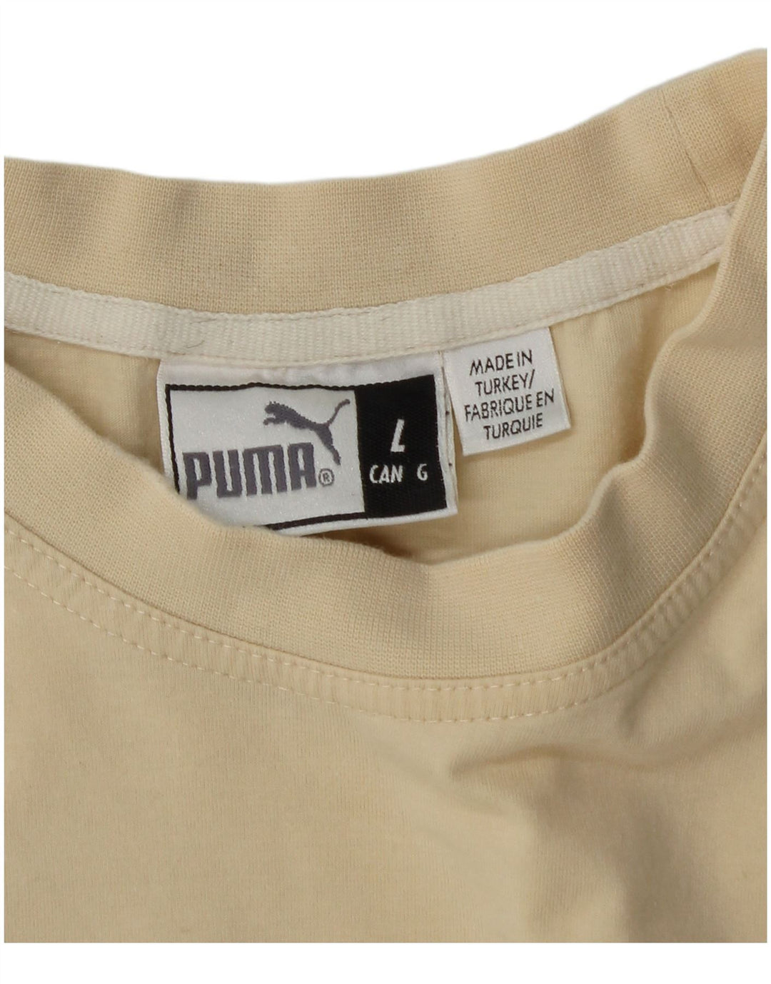Puma muška velika bež majica s grafičkim motivima