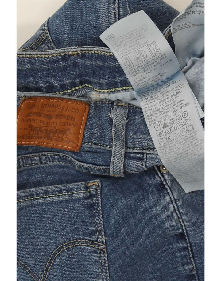 Levi's ženske 712 uske traperice W28 L32 plavi pamuk