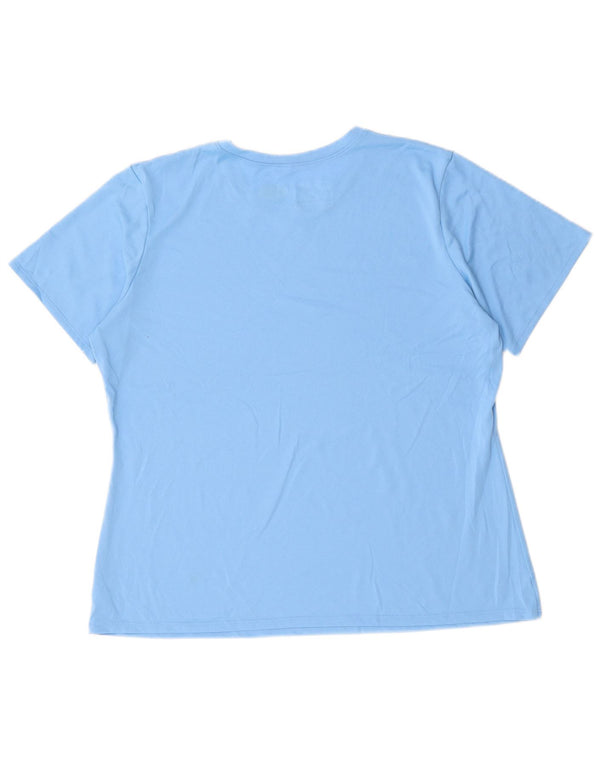 UNDER ARMOUR Ženska majica kratkih rukava Heat Gear UK 18 XL Plavi poliester