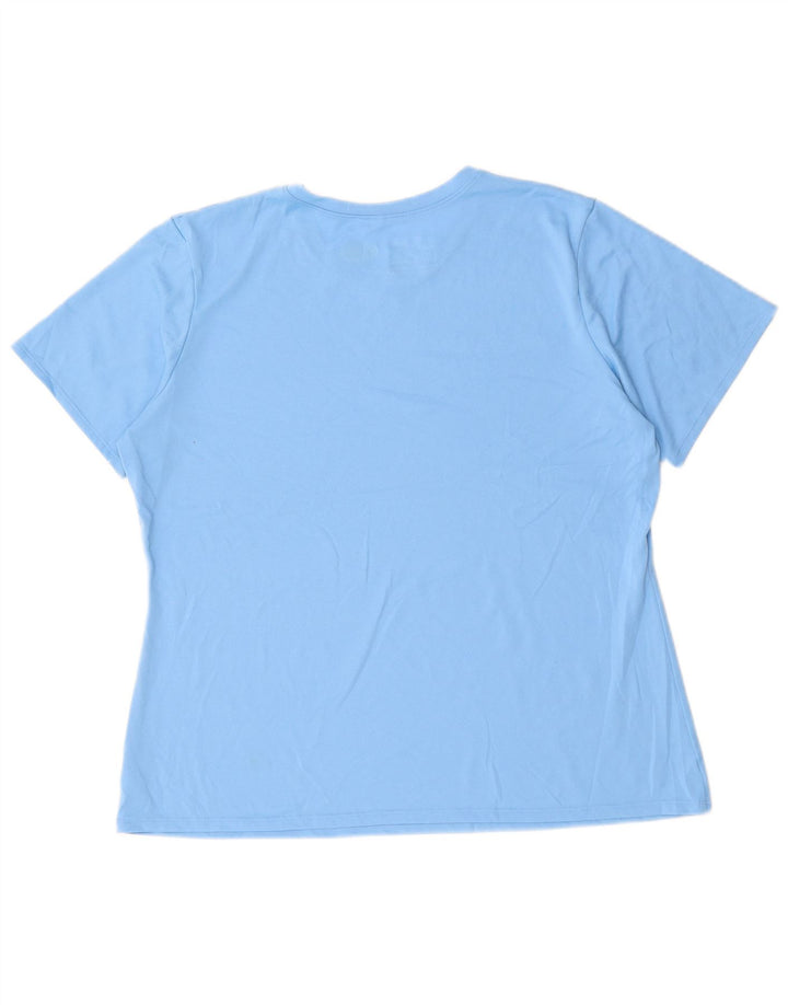 UNDER ARMOUR Ženska majica kratkih rukava Heat Gear UK 18 XL Plavi poliester