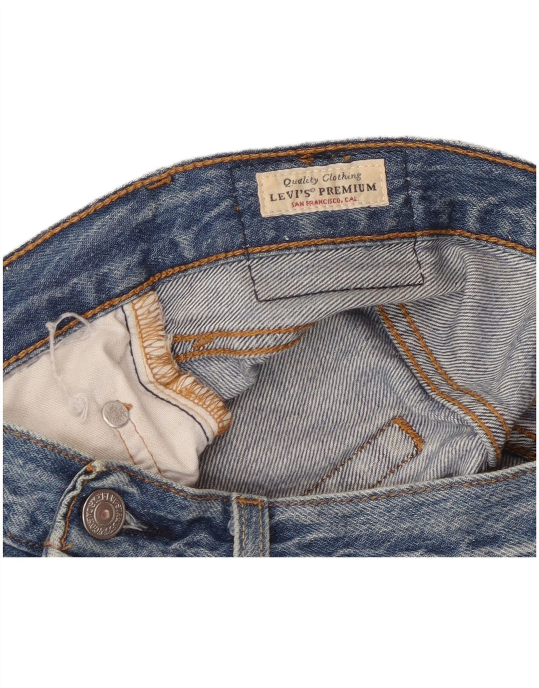 LEVI'S Ženske 501 ravne traperice W26 L25 Plave