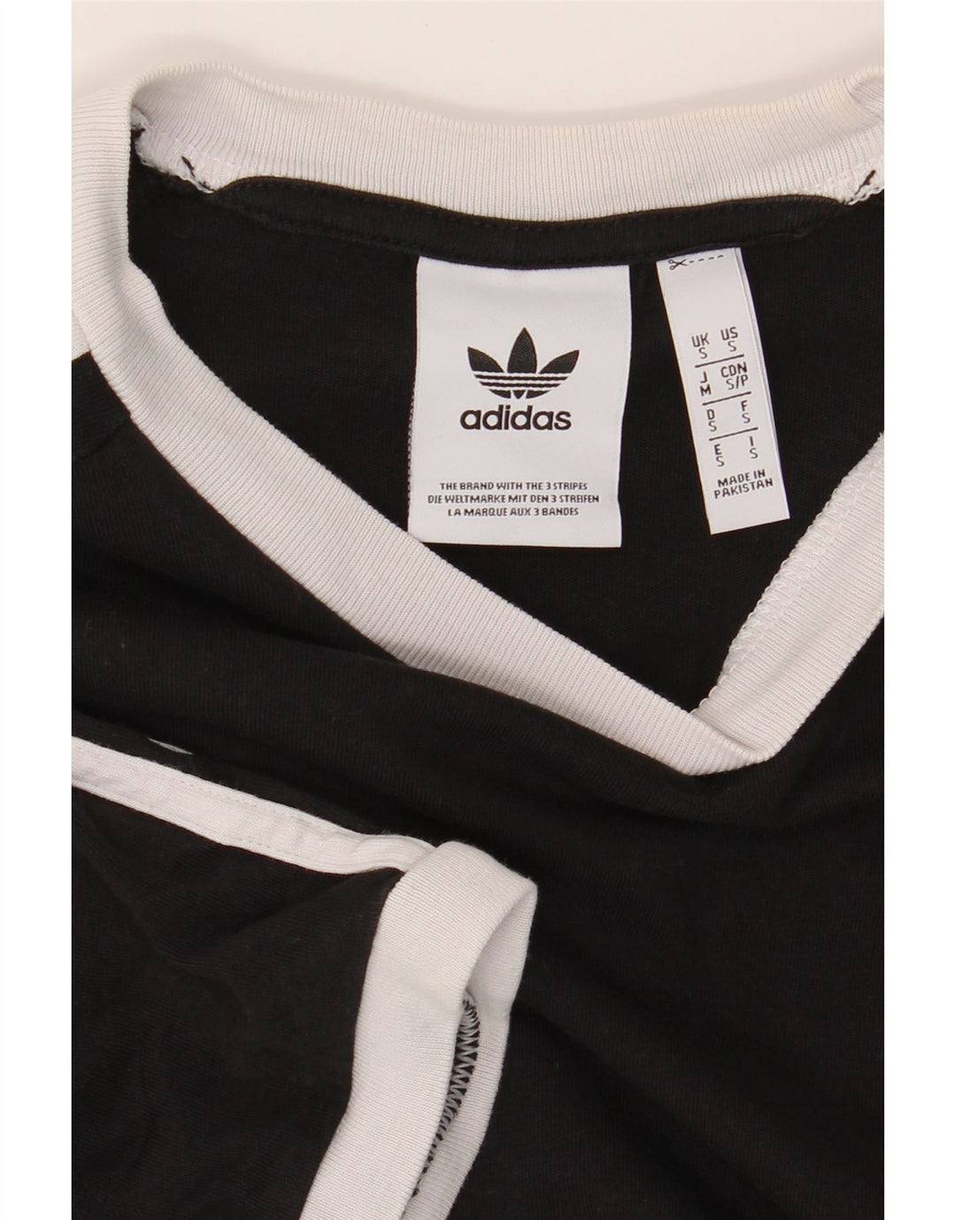 ADIDAS Mens T-Shirt Top Small Black Cotton Vintage Adidas and Second-Hand Adidas from Messina Hembry 