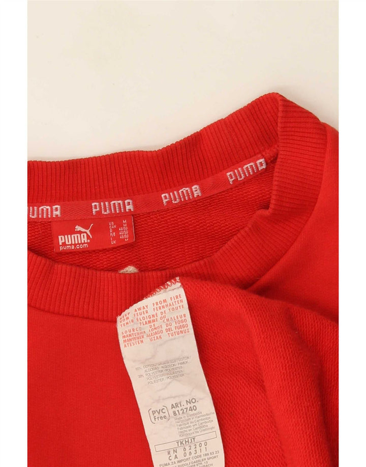 Puma muška trenirka s grafičkim motivima, srednji crveni pamuk