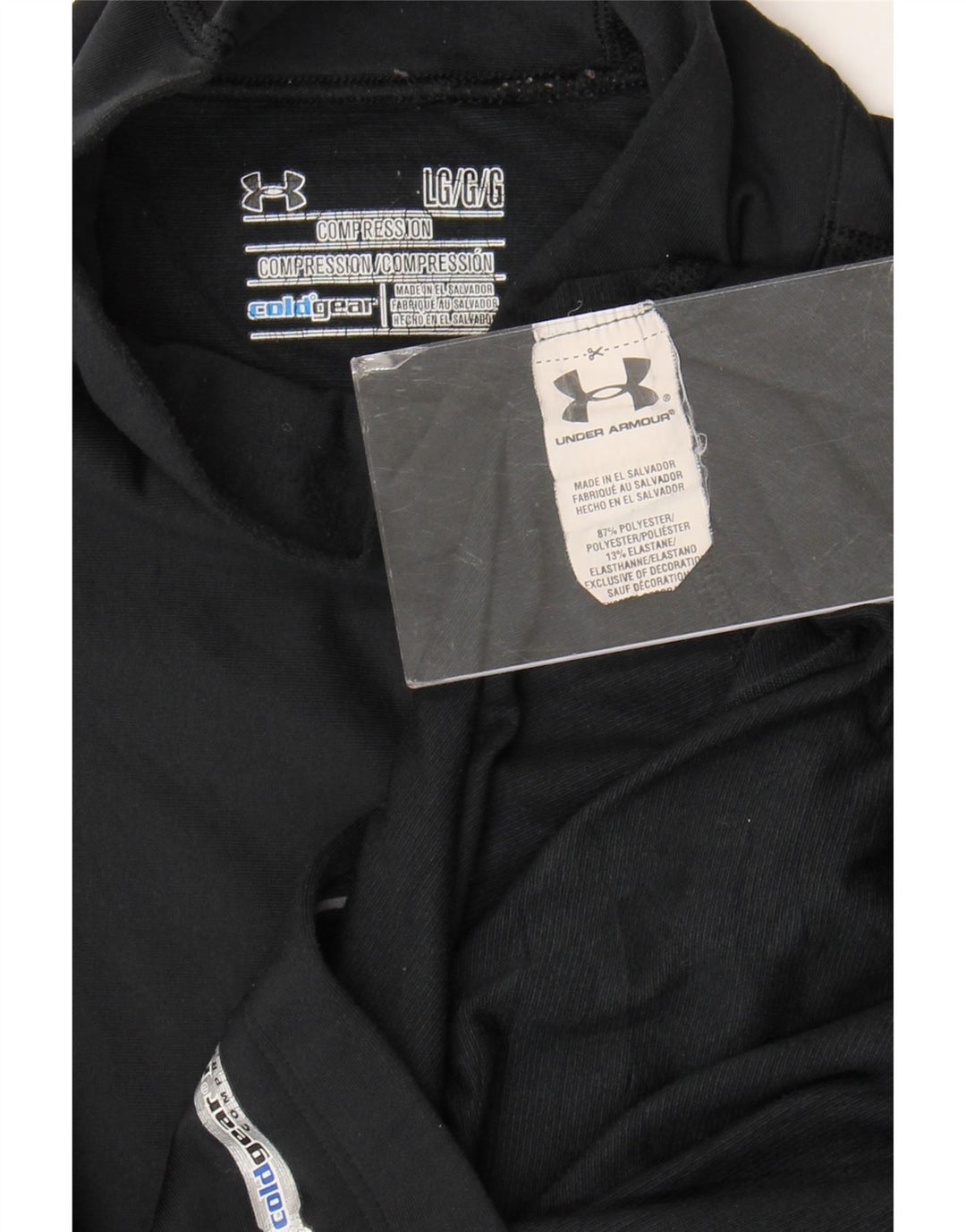 Under Armour Ženska kompresijska majica dugih rukava UK 14 Veliki crni poliester