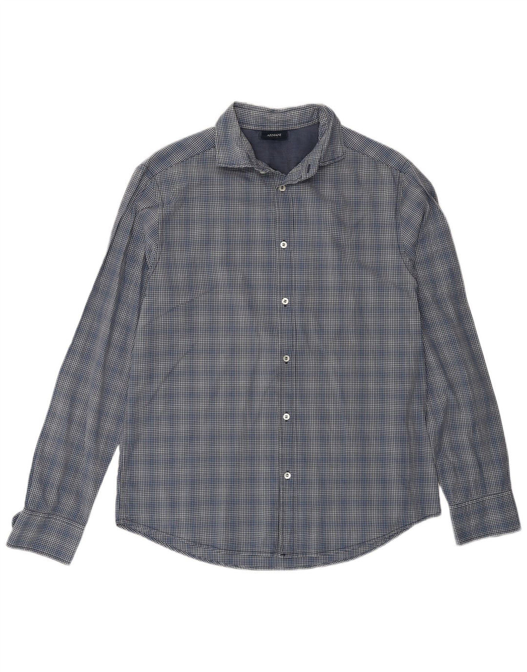 Armani Jeans muška košulja XL tamnoplava gingham