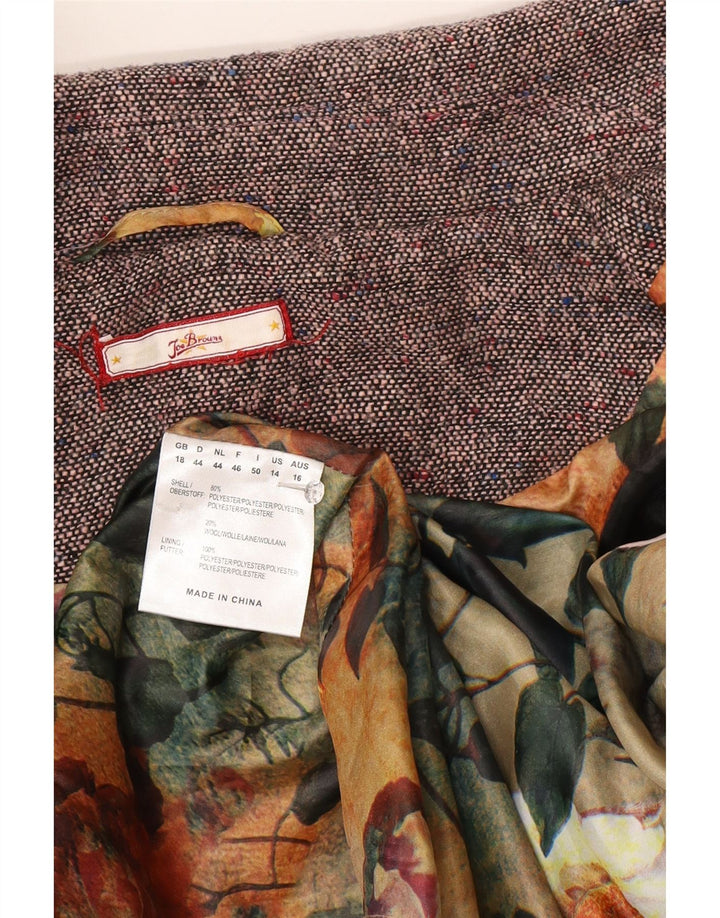 Ženska jakna s 5 gumba Joe Browns UK 18 XL sivi poliester