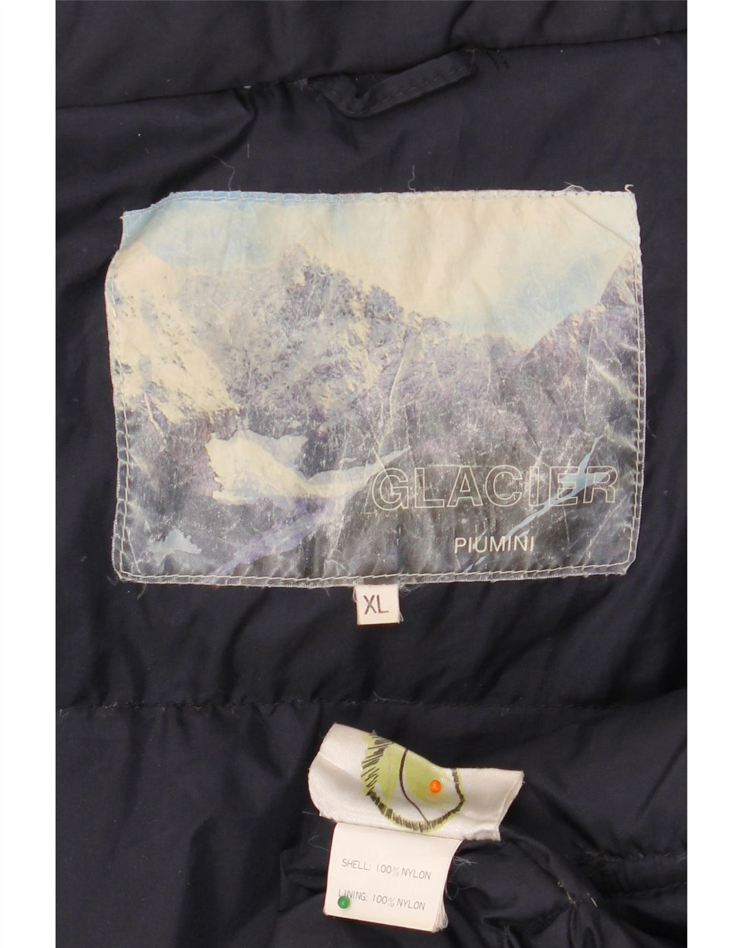 VINTAGE muška skijaška jakna UK 42 XL tamnoplavi najlon