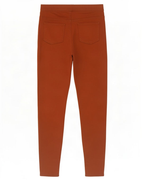 Marks & Spencer ženske jegging traperice UK 14 velike W30 L30 smeđi pamuk