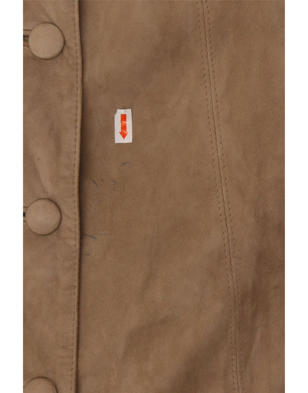 VINTAGE Ženska antilop jakna UK 10 Mala bež koža