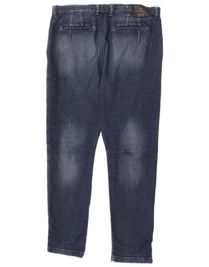 Muške uske traperice Guess W33 L32 tamnoplave