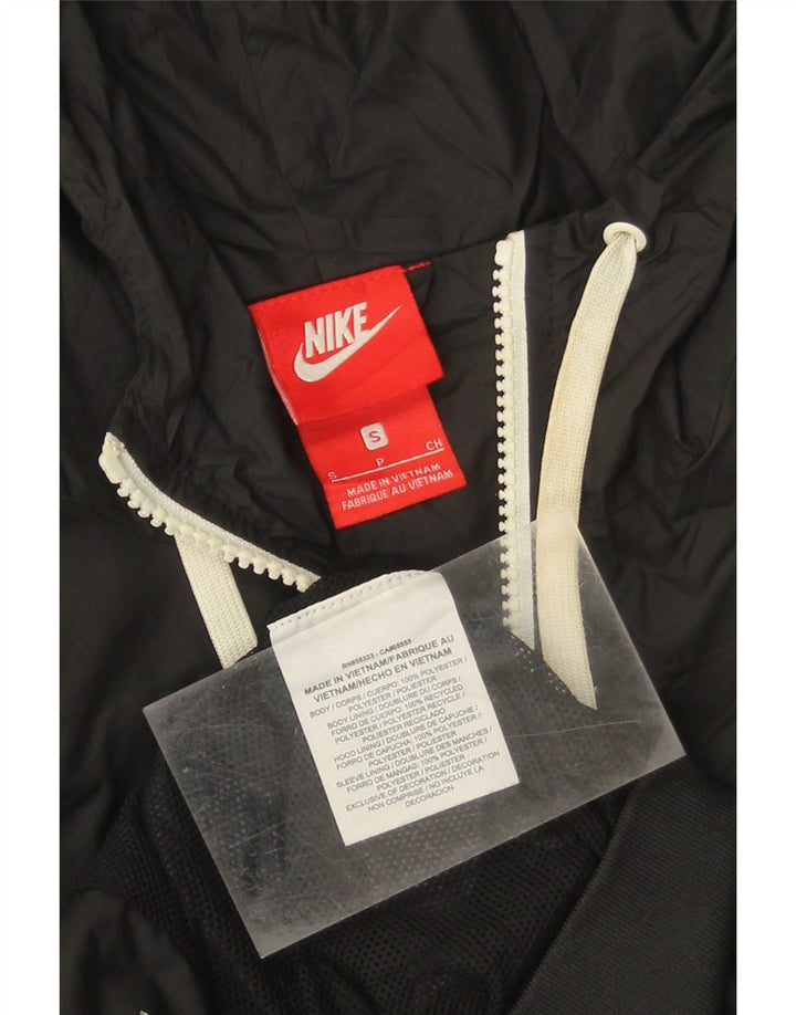 NIKE Muška trenirka s kapuljačom, mala crna gornja jakna od poliestera