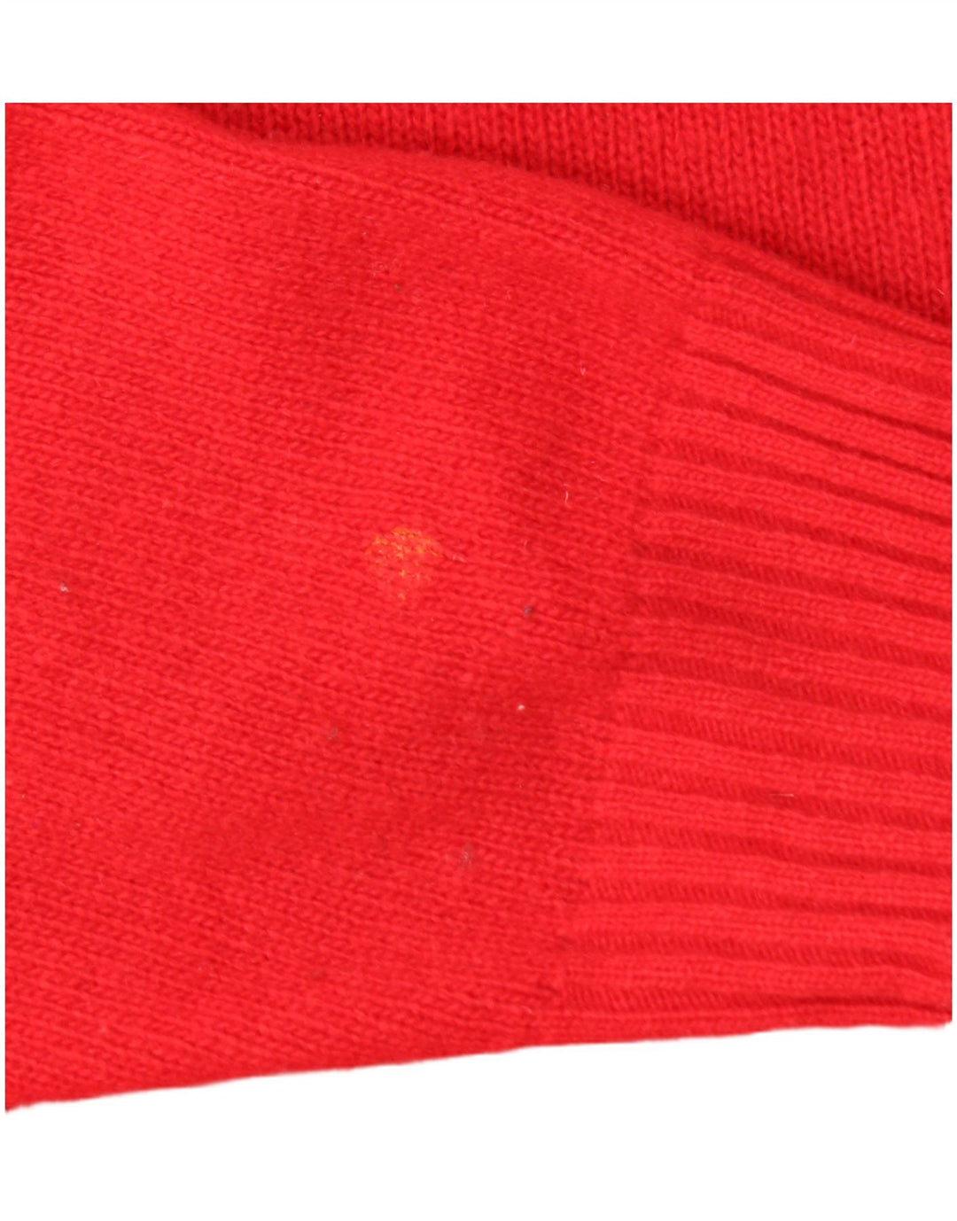 Veliki crveni vuneni muški džemper s okruglim izrezom Sergio Tacchini