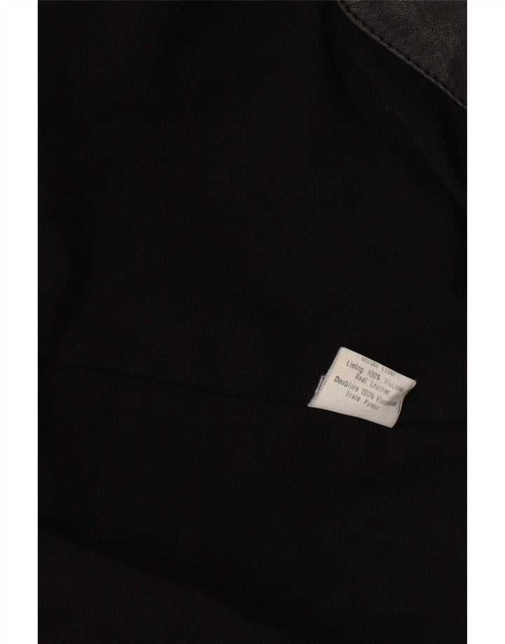 Settore muški kožni kaput UK 42 XL crni