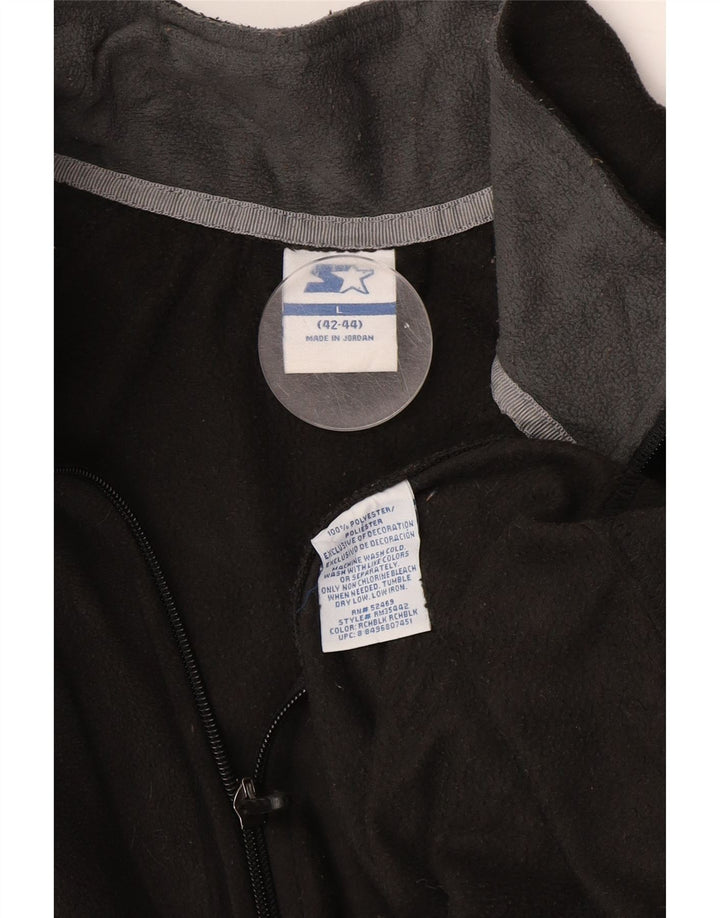 Početna muška flis jakna UK 40 veliki crni poliester