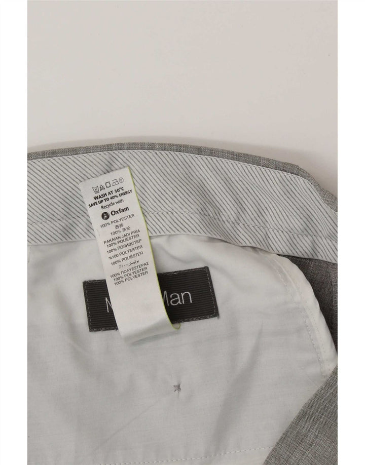 Marks & Spencer muške hlače s štipaljkama W32 L29 sivi poliester
