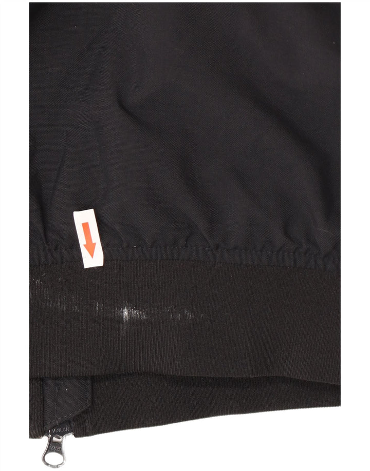 Adidas muška bomber jakna s kapuljačom UK 36 mala crna poliester