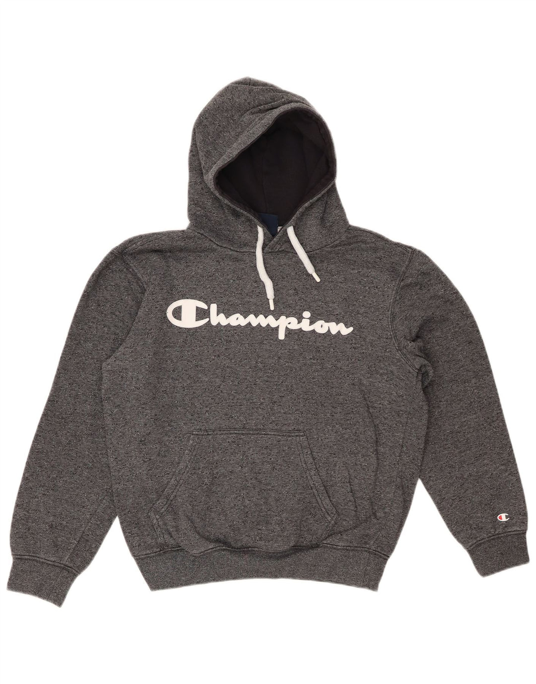 CHAMPION Ženska prevelika majica s kapuljačom s kapuljačom UK 10 Small Grey Flected