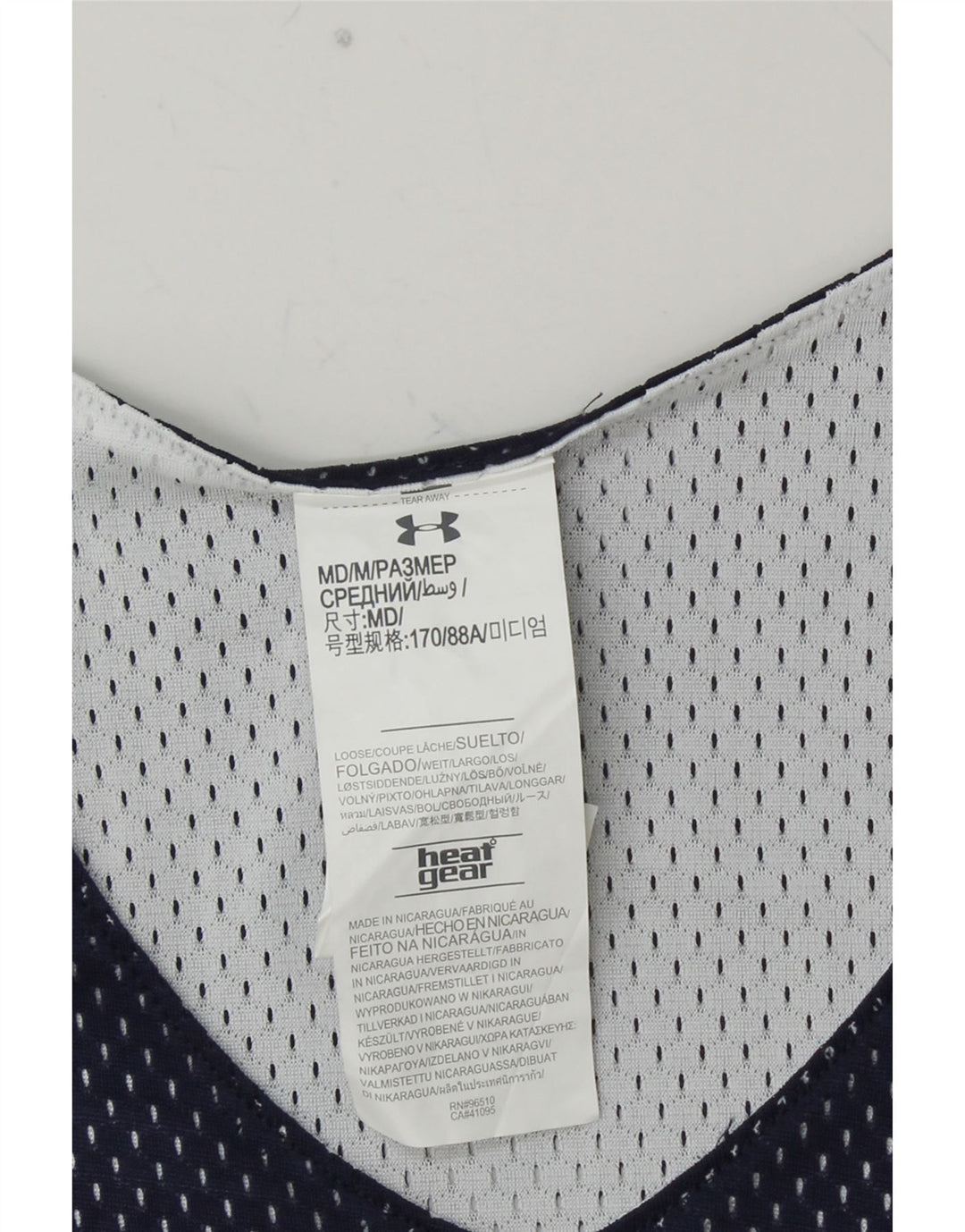 UNDER ARMOUR Muški NBA grafički prsluk Srednji tamnoplavi poliester