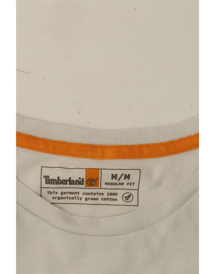 Timberland Muška majica kratkih rukava Regular Fit Graphic T-Shirt Srednje bijeli pamuk