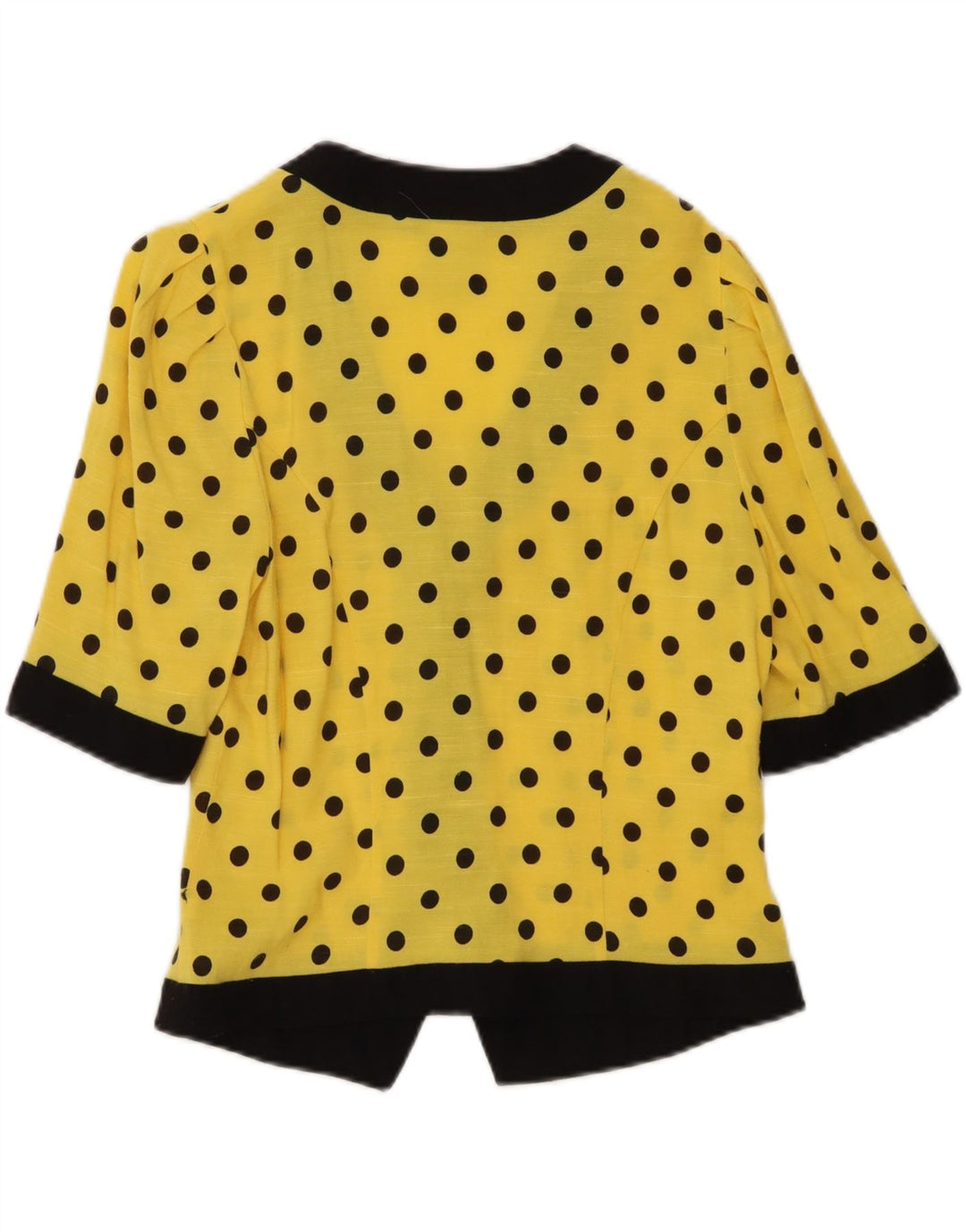 Meico Ženska jakna sako 3/4 rukava UK 12 srednje žuti poliester