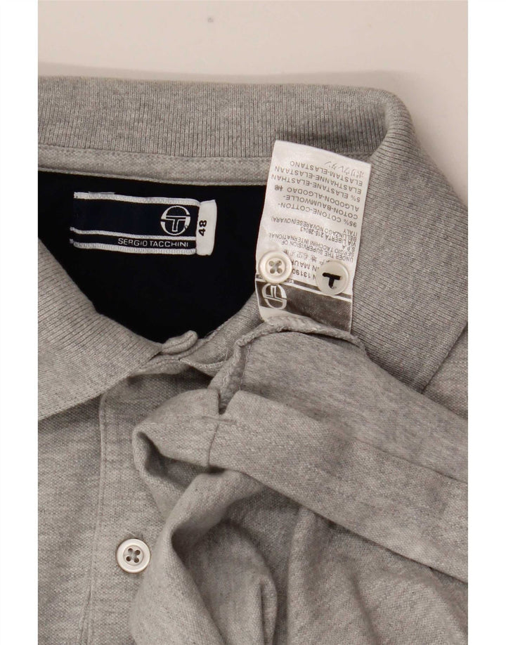 Sergio Tacchini muška polo majica IT 48 Mala siva pamuk