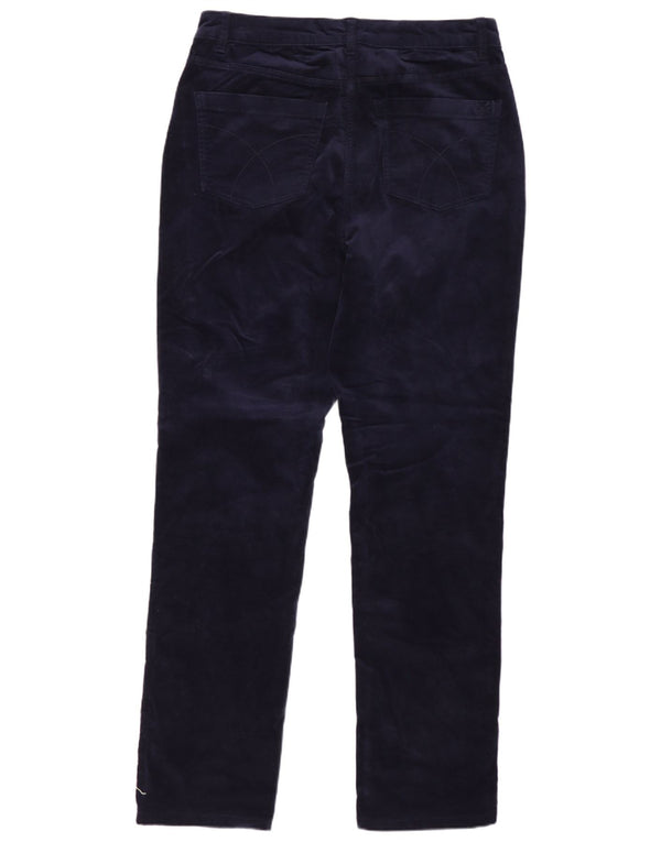 Crew Clothing Ženske uske ležerne hlače UK 12 srednje W30 L30 tamnoplave