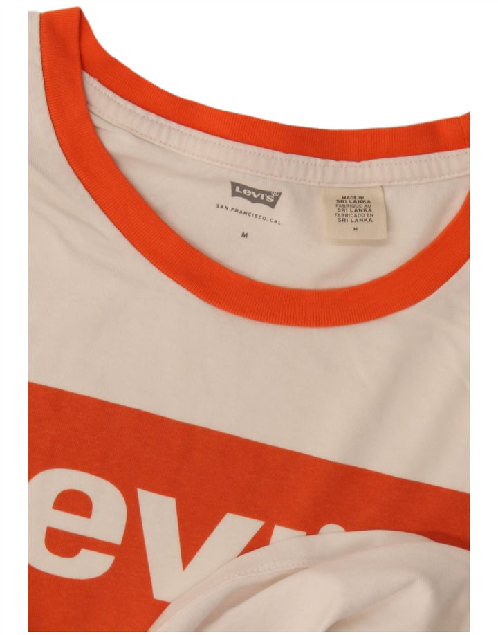 Levi's ženska majica kratkih rukava s grafičkim motivima UK 14 Srednje bijela