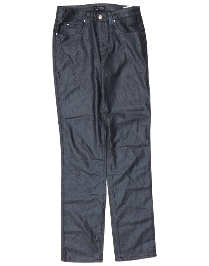 Armani ženske uske traperice W29 L32 tamnoplavi pamuk