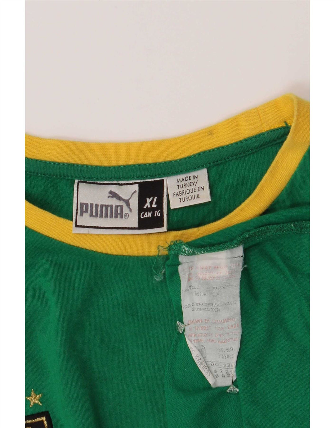 Puma muški grafički prsluk XL zeleni pamuk