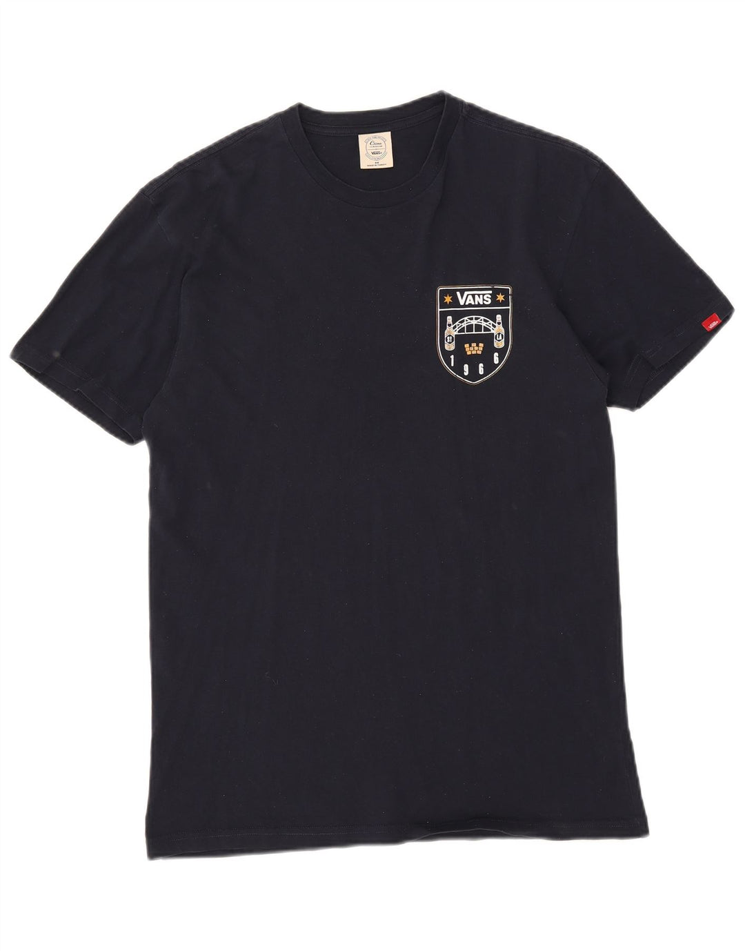 Vans muška majica s grafičkim motivima, srednje tamnoplavi pamuk