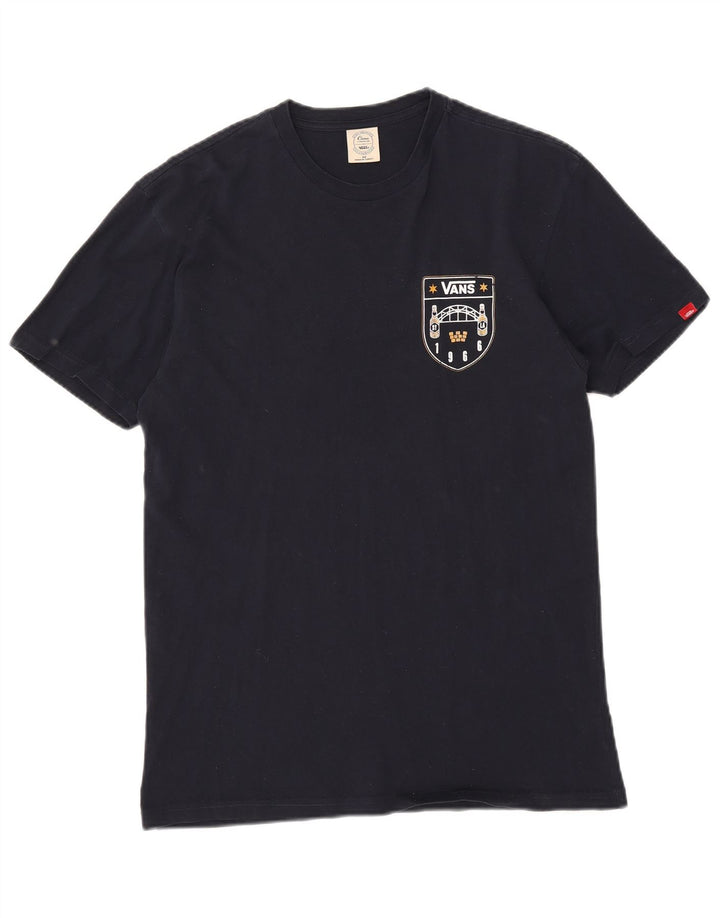 Vans muška majica s grafičkim motivima, srednje tamnoplavi pamuk