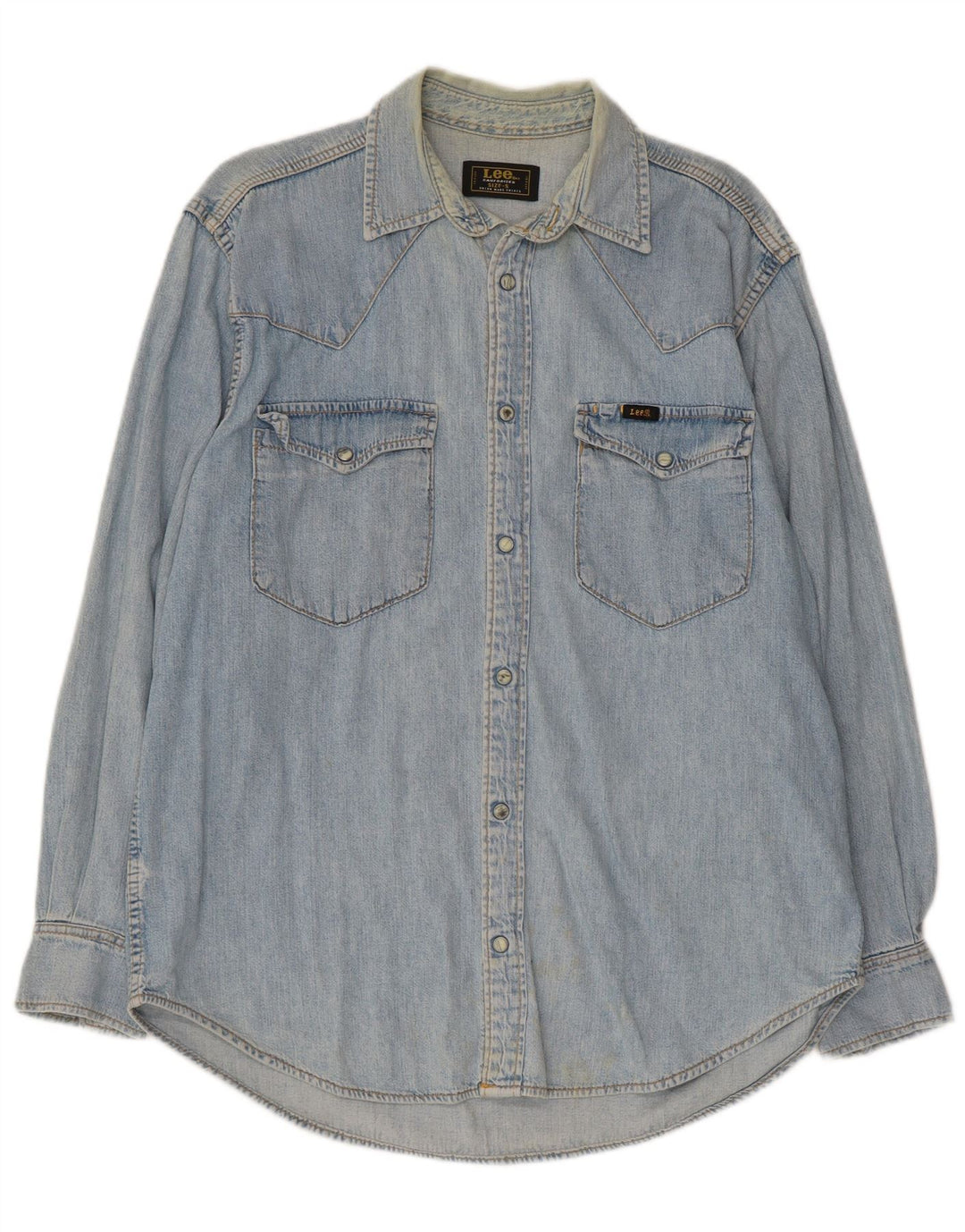 Lee muška traper košulja Mala plava pamučna