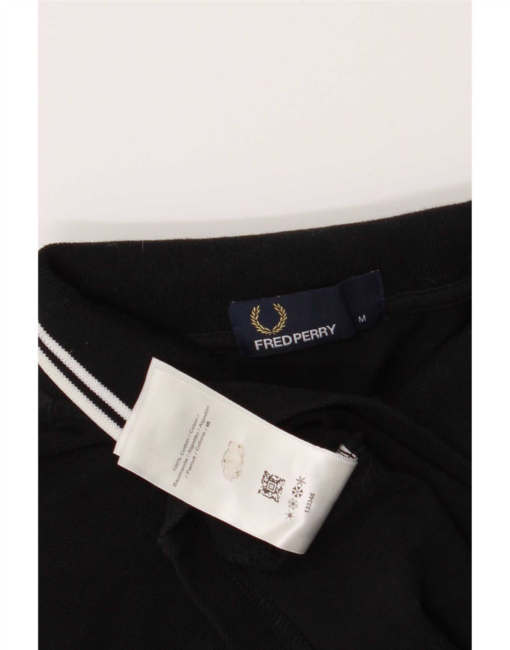 Fred Perry muška polo majica Srednje crni pamuk