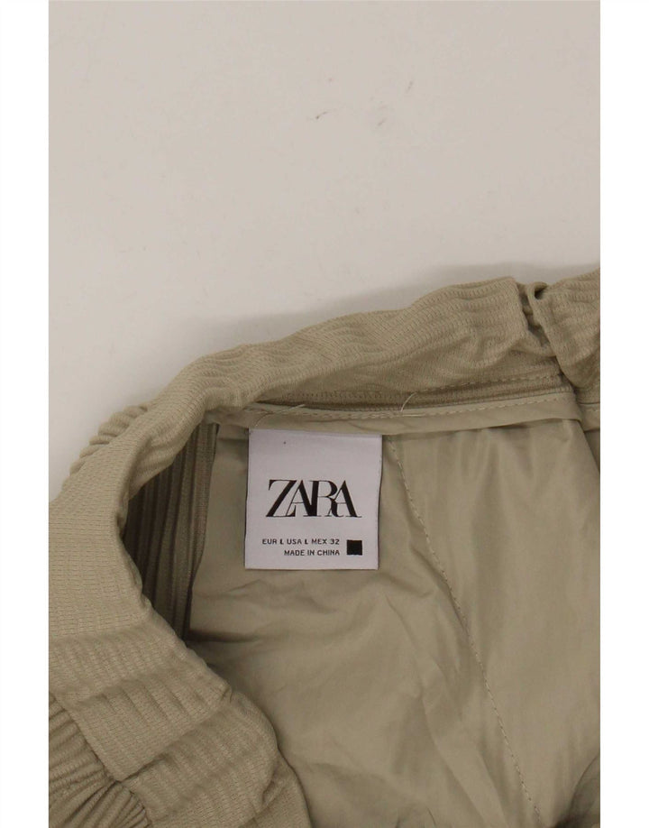 Zara ženske kratke hlače od samta velike W32 bež