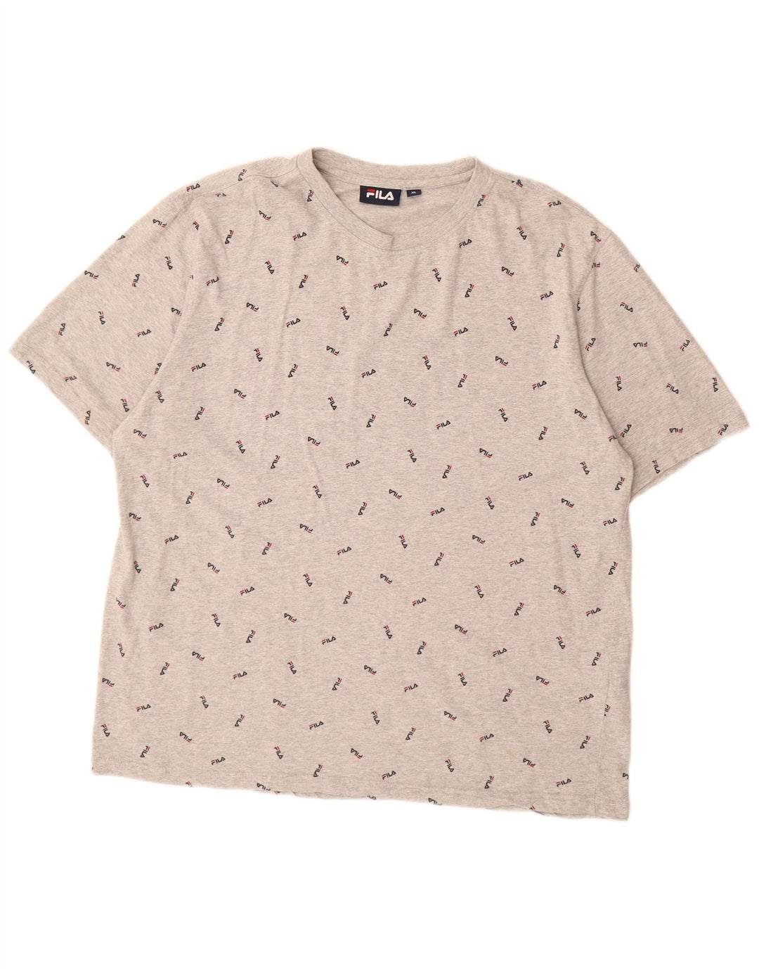 Fila muška majica kratkih rukava XL sivi flekasti pamuk