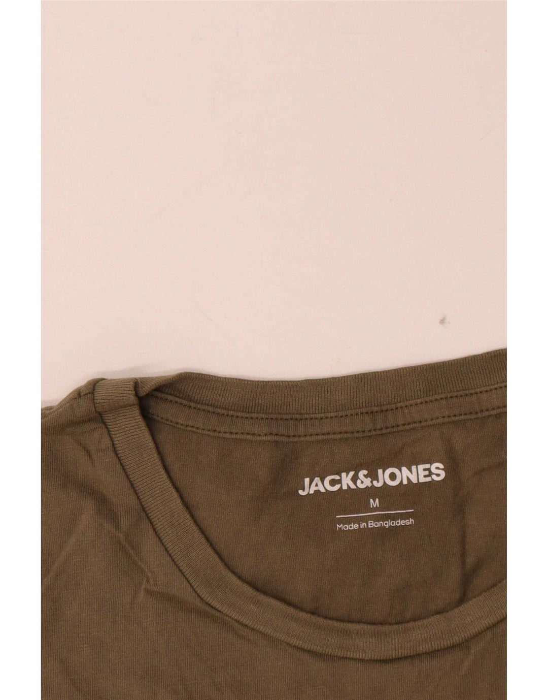 Jack & Jones muška majica kratkih rukava s grafičkim motivima, srednji kaki pamuk