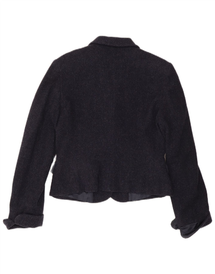 MAX & CO. Ženska jakna s 3 gumba IT 46 Velika tamnoplava vuna