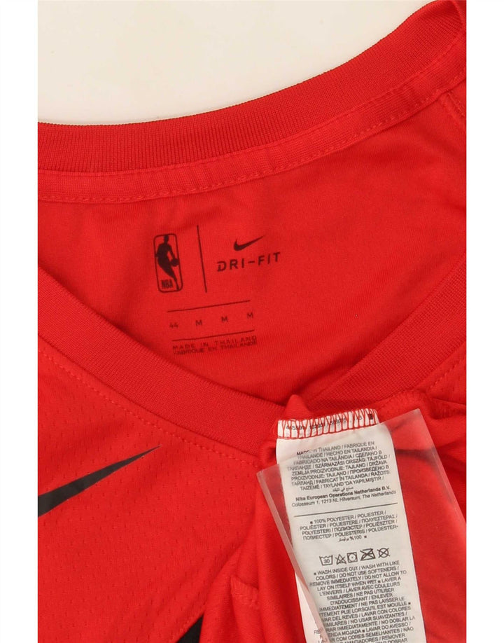 Nike Mens Toronto Raptors Graphic Vest Top Medium Red Colourblock Poliester