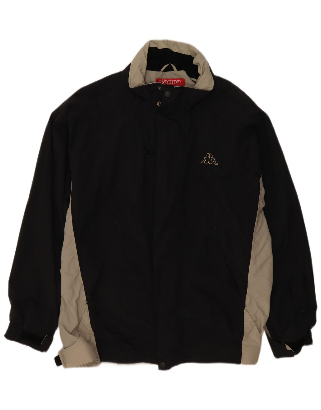 KAPPA muška jakna vjetrovka UK 40 velika crna poliamidna boja