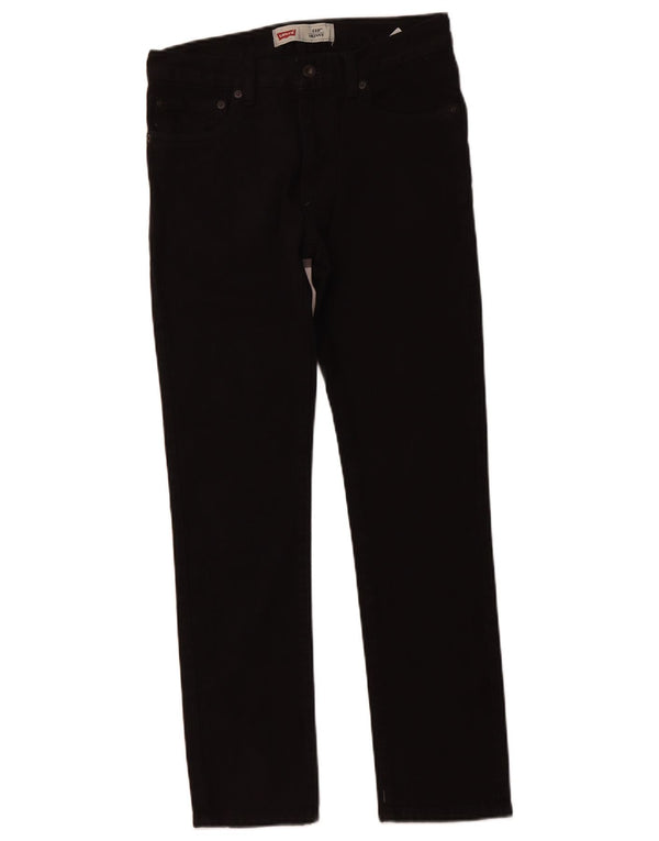 LEVI'S Girls 510 uske traperice 15-16 godina W28 L28 crni pamuk