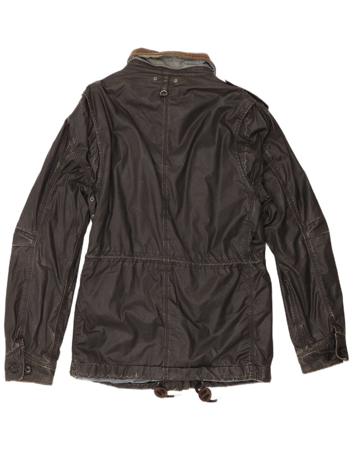 Levi's muška vojna jakna UK 40 veliki crni pamuk