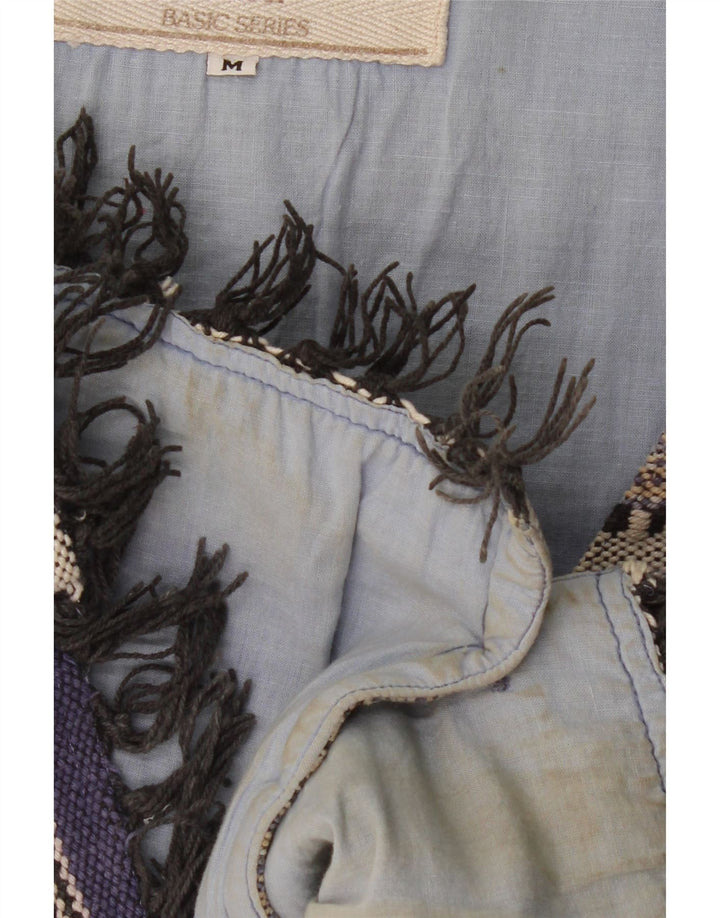 Vintage muški prsluk srednje boje, pamuk na pruge