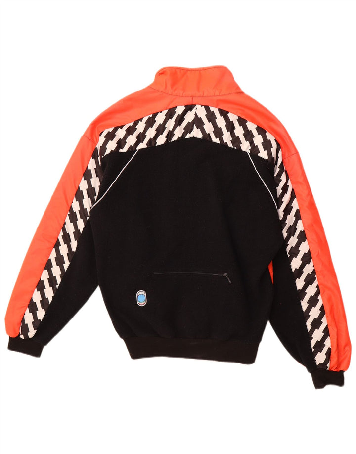 VINTAGE muška bomber jakna UK 40 veliki narančasti poliester u blokovima boja