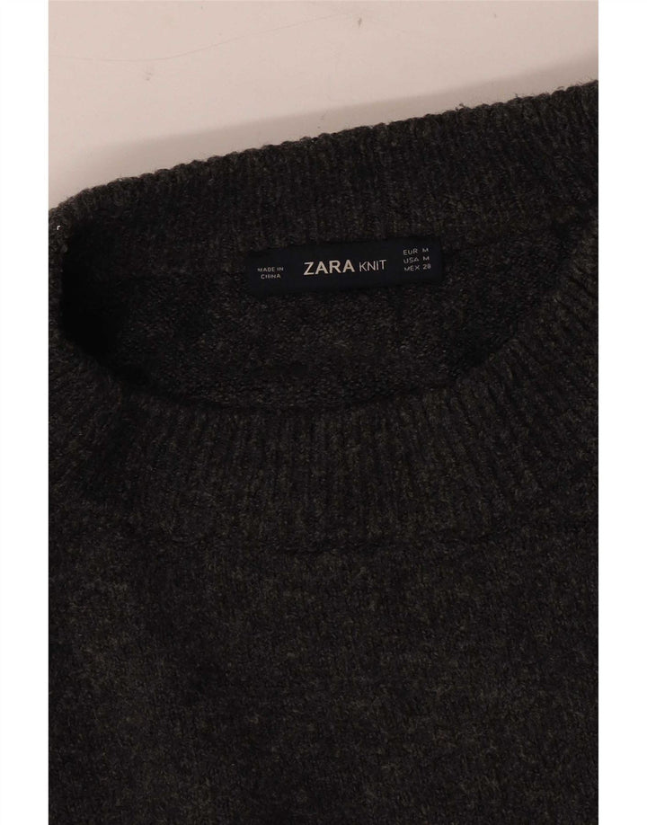 Zara ženski pulover s okruglim izrezom UK 14 srednje siva