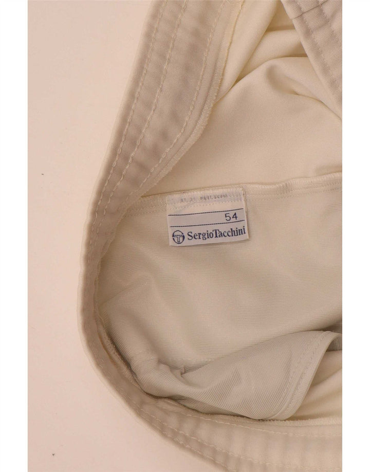 Sergio Tacchini muške sportske kratke hlače IT 54 XL bijeli poliester