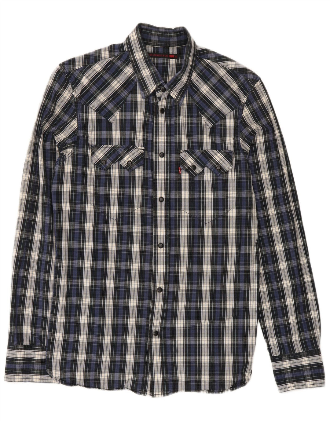 Levi's muška košulja srednje tamnoplave karirane boje