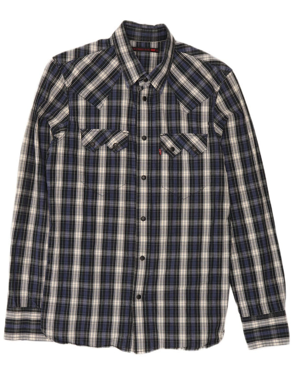 Levi's muška košulja srednje tamnoplave karirane boje