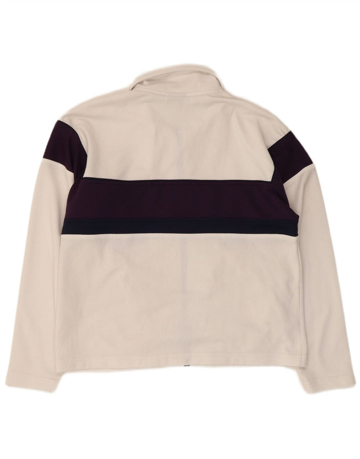 Asics ženska gornja jakna prevelike trenirke UK 10 Small White Colourblock